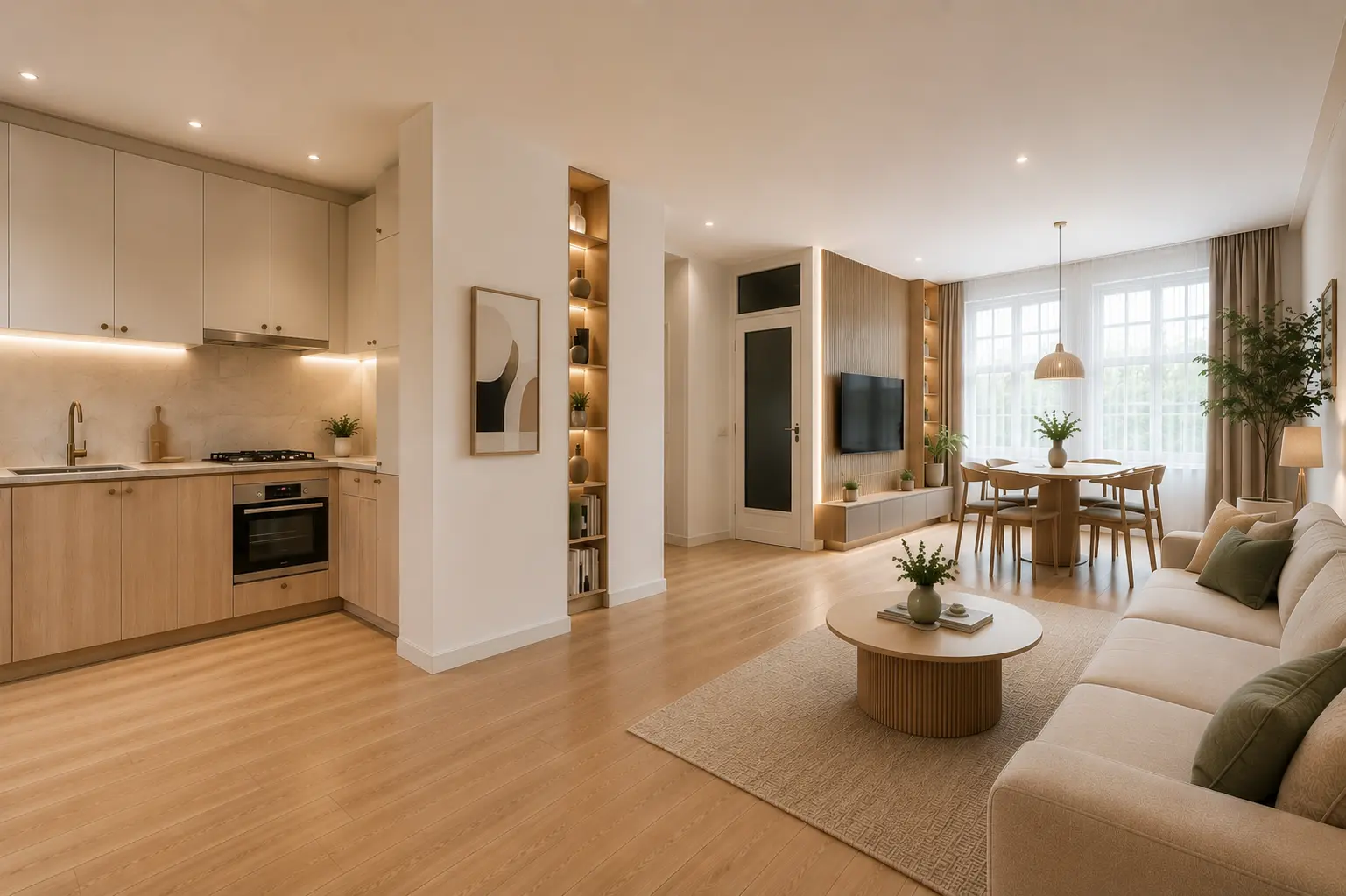 Avera interior after transformation